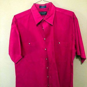 Roundtree & Yorke Men's Short Sleeve Large Shirt